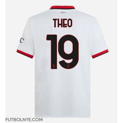 Camiseta AC Milan Theo Hernandez #19 Visitante Equipación 2024-25 manga corta